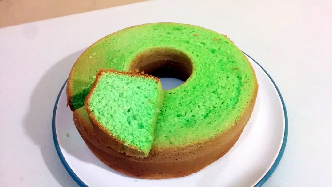 Resep Bolu Pandan - Sponge Cake Recipe