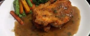 Chicken Steak with Brown Sauce